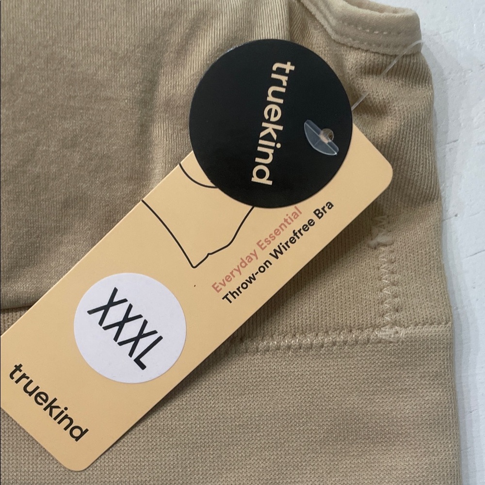 truekind Wireless Comfort Bralette — Taupe (XXXL) - Picture 3 of 3